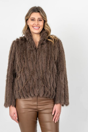 Lined faux fur jacket-jackets-and-vests-Gaby's
