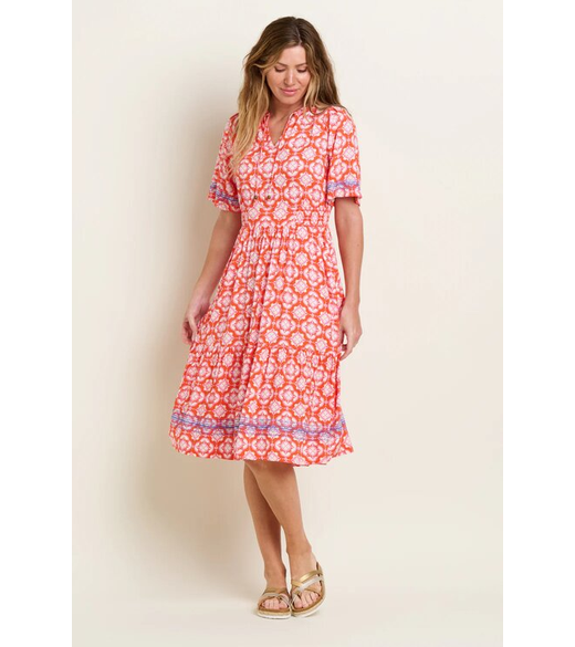 Moroccan Tiles Ellie Midi Dress