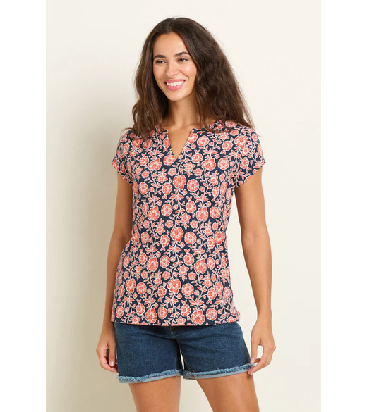 Boho floral tee shirt