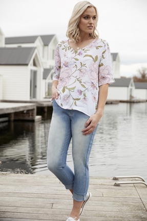 Stripe trim cuff jean-vassalli-Gaby's