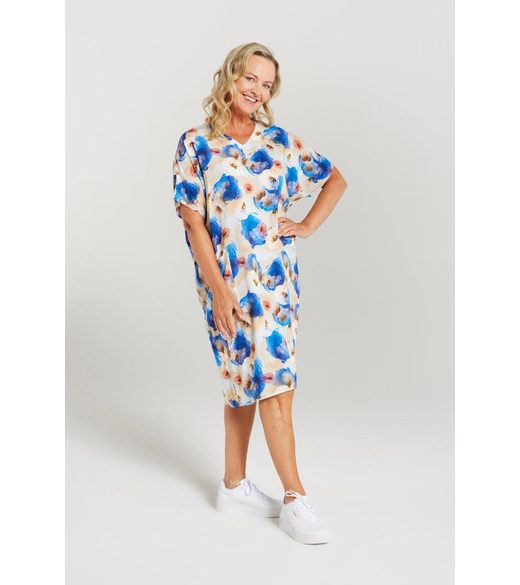 Peony rose wedge dress