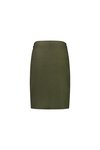 Poplin skirt with back vent