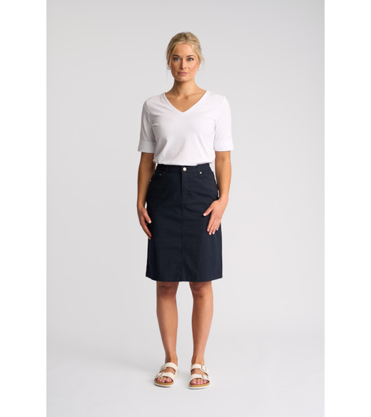 Poppy poplin skirt