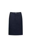 Poplin skirt with back vent