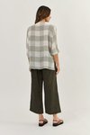 3/4 sleeve linen top