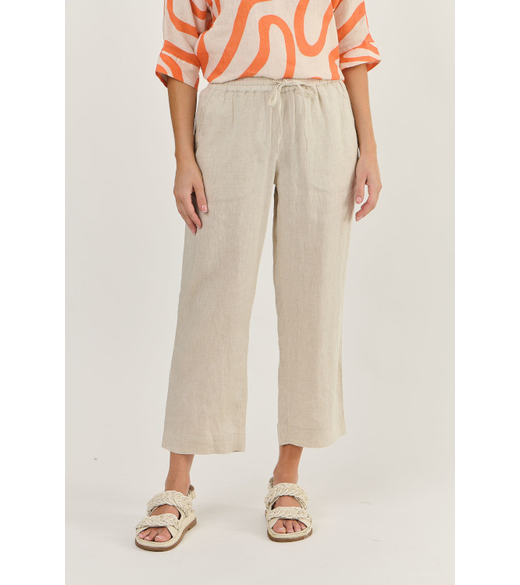 Relaxed linen pant