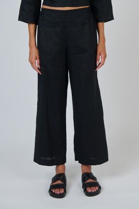 Wide leg linen pant-pants-and-leggings-Gaby's