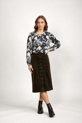 Koa cord skirt-skirts-Gaby's