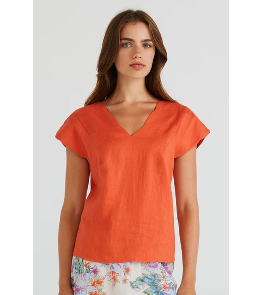 Scallop top