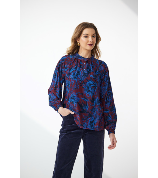 Chateau 1/2 placket top