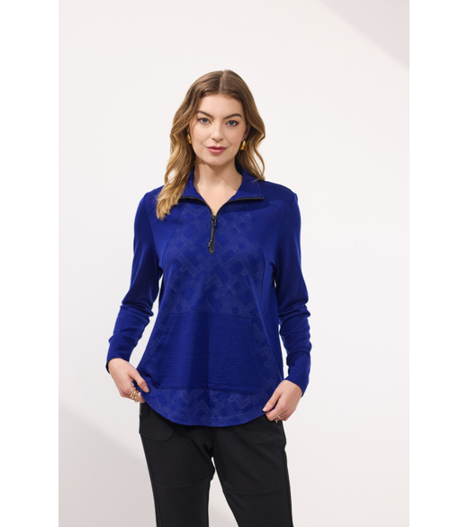 Kingston panelled merino top