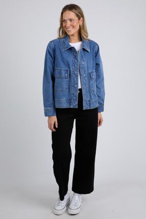 Hunter denim jacket-jackets-and-vests-Gaby's