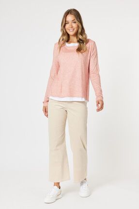 Alice 2 in 1 knit top-tops-Gaby's