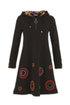Hooded zip dress