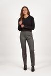 Slim leg full length pull-on pant
