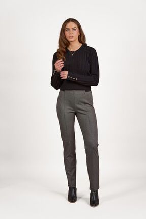 Slim leg full length pull-on pant-pants-and-leggings-Gaby's