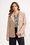 Shaped cord blazer