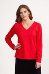 V neck long sleeve top