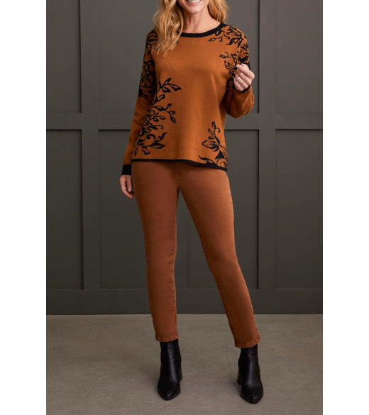 Reversible cotton sweater