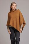 Garter detail poncho