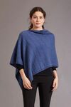 Garter detail poncho