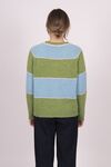 Mohair block stripe jumper