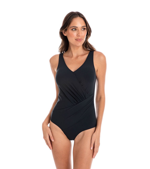 Surplice swimsuit