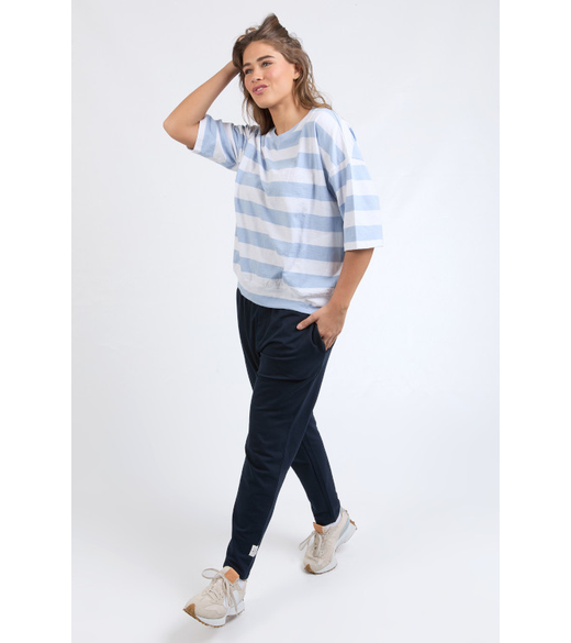 Mazie block stripe sweat