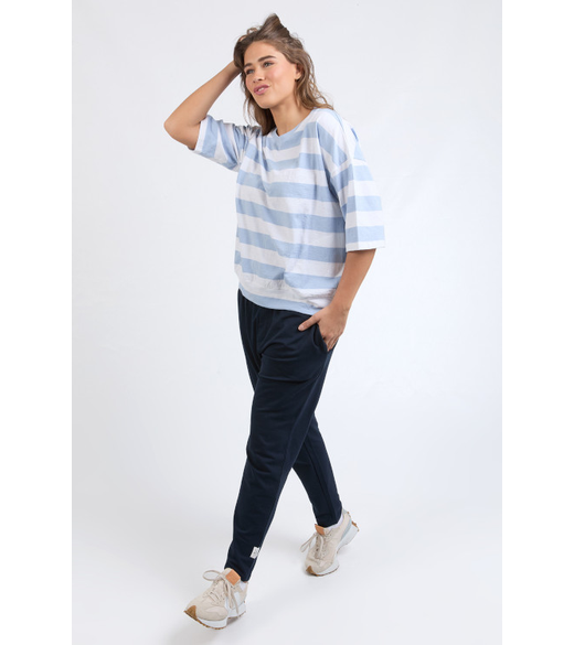 Mazie block stripe sweat