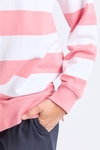 Billie block stripe crew
