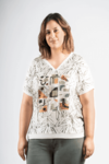 Vee neck top