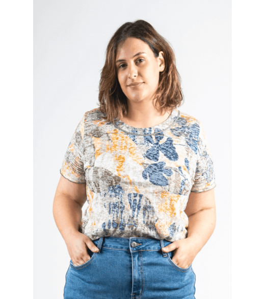 Light print top