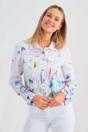 Linen jacket-jackets-and-vests-Gaby's