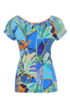 Top with contrast trim