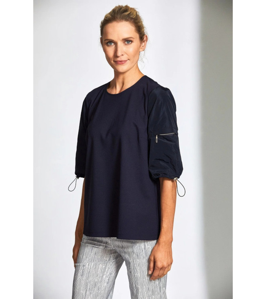 Taffeta sleeve top