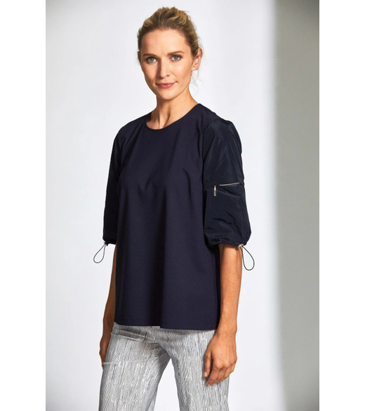 Taffeta sleeve top