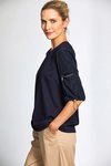 Taffeta sleeve top