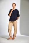 Taffeta sleeve top