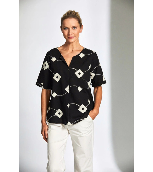 Embellished cube top