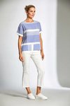 Stitched stripe top