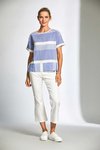Stitched stripe top