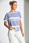 Stitched stripe top