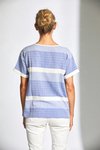 Stitched stripe top