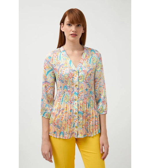 Jazmin pleat top