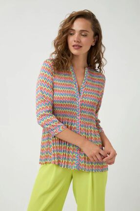 Olaia pleat top-tops-Gaby's