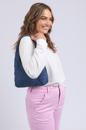 Braided denim bag-accessories-Gaby's