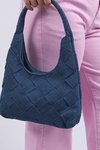Braided denim bag