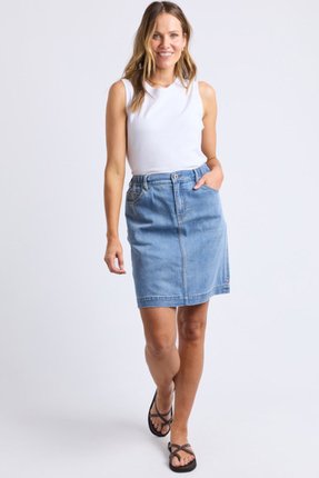 Birdie denim skirt-skirts-Gaby's