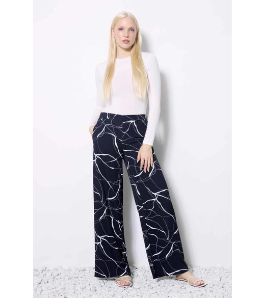 Marble vegan silk pant