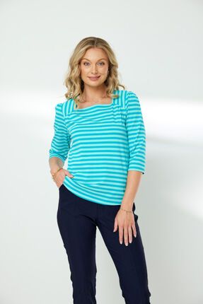 Barnes stripe top-tops-Gaby's